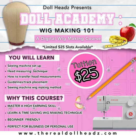 Sewing Machine Wig Course